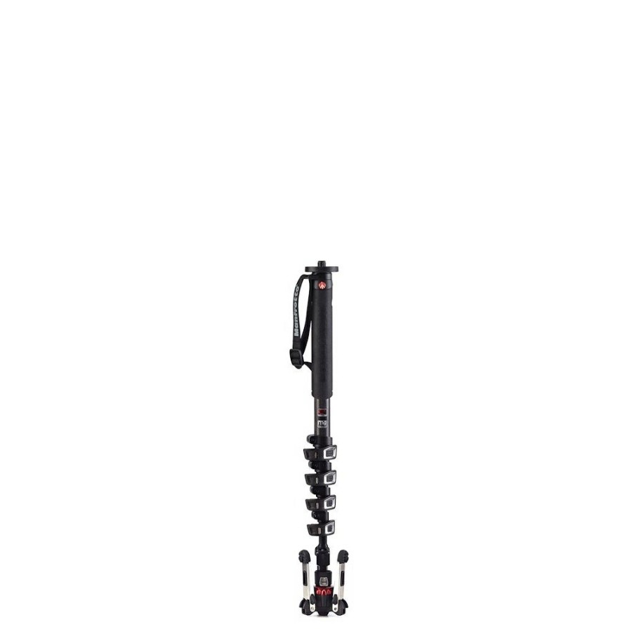 CAMERA Manfrotto | Xpro Carbon 5 Section Fluid Video Monopod, Fluidtech Base