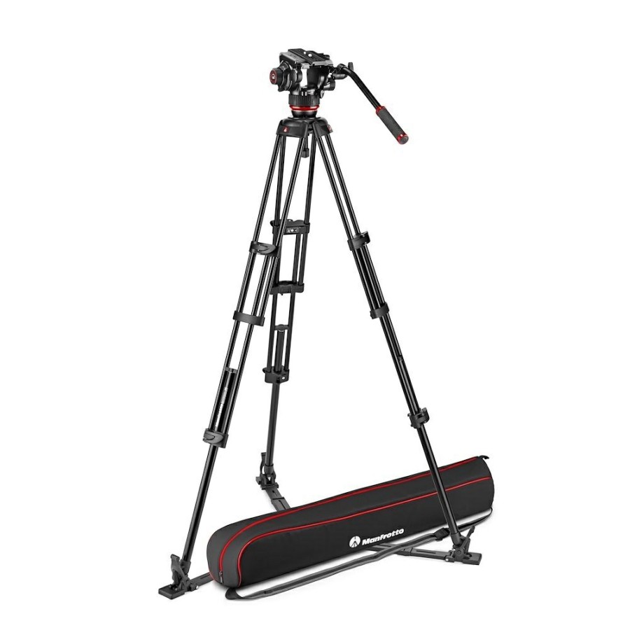 Video tripods Manfrotto | 504X Fluid Video Head With Alu Twin Leg Tripod Gs