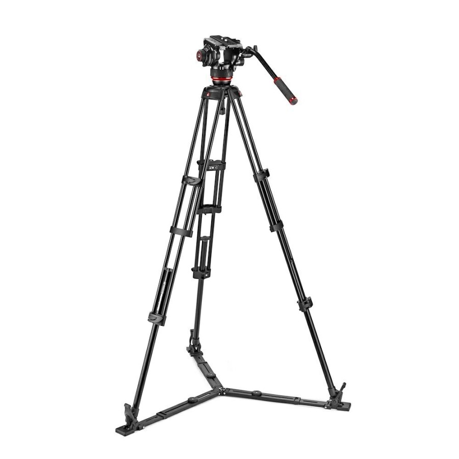 Video tripods Manfrotto | 504X Fluid Video Head With Alu Twin Leg Tripod Gs