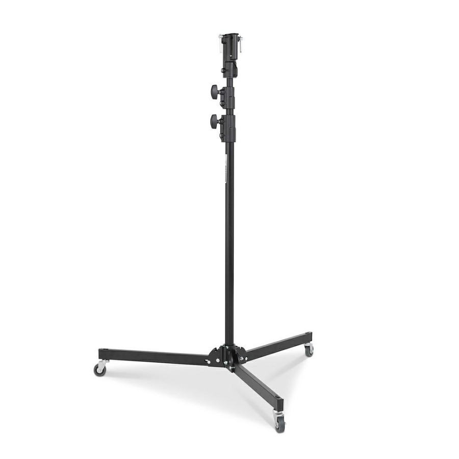 STANDS, ARMS AND CLAMPS Manfrotto | Black Aluminium 3-Section Studio Stand