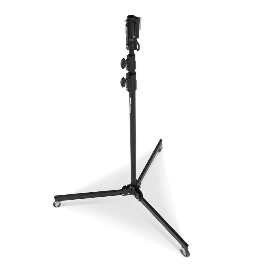 STANDS, ARMS AND CLAMPS Manfrotto | Black Aluminium 3-Section Studio Stand