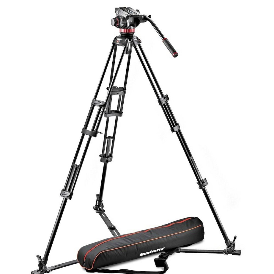 CAMERA Manfrotto | 502 Fluid Video Head & 546Gb Alu Twin Leg Tripod