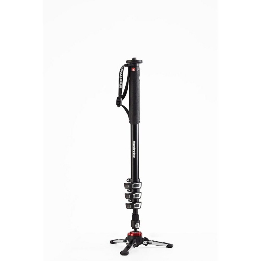 CAMERA Manfrotto | Xpro Aluminium 4 Section Fluid Video Monopod, Fluidtech Base