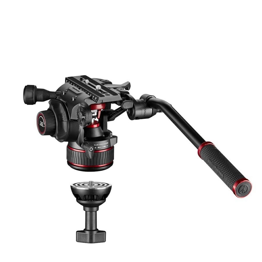 Video tripods Manfrotto | Nitrotech 608 Video Head, Cf Twin Leg Tripod Ms