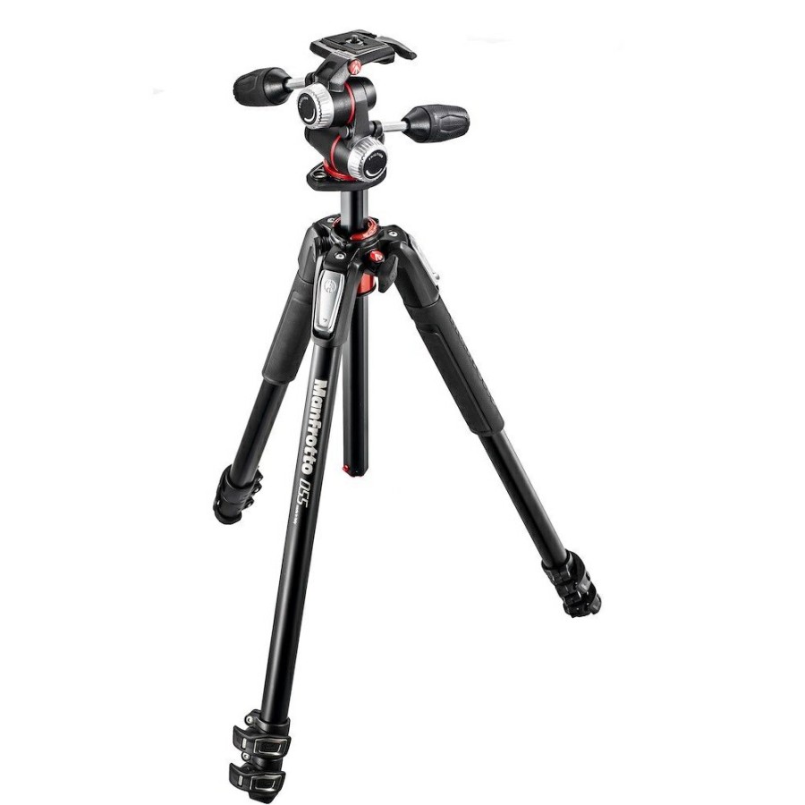 CAMERA Manfrotto | 055 Kit - Alu 3-Section Horiz. Column Tripod With Head