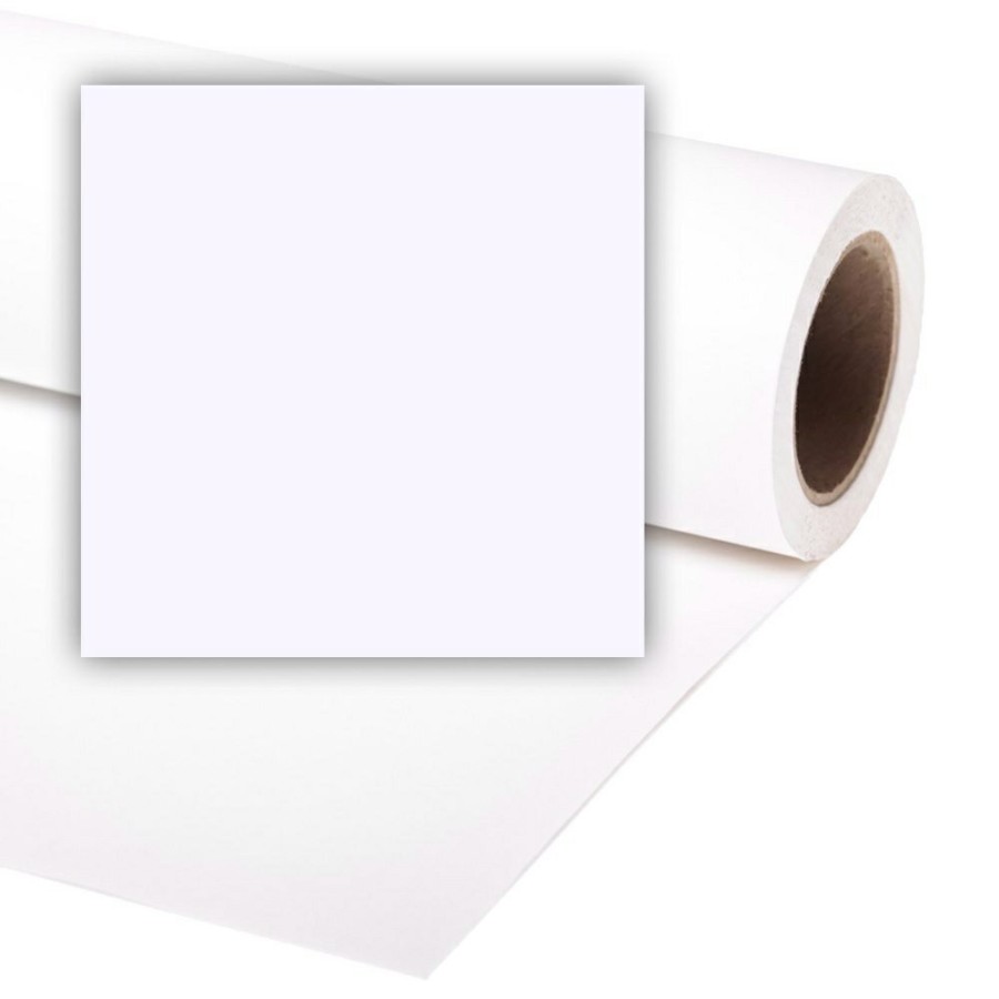 PHOTO & VIDEO BACKGROUNDS Manfrotto | Colorama Paper Background 2.72 X 25M Arctic White