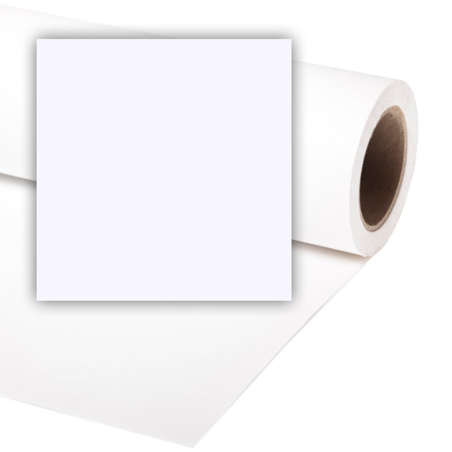 PHOTO & VIDEO BACKGROUNDS Manfrotto | Colorama Paper Background 2.72 X 25M Arctic White