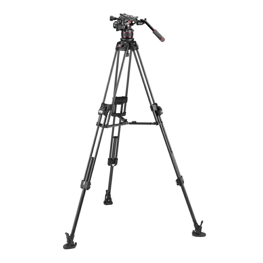 Video tripods Manfrotto | Nitrotech 612 Series With 645 Fast Twin Carbon Tripod