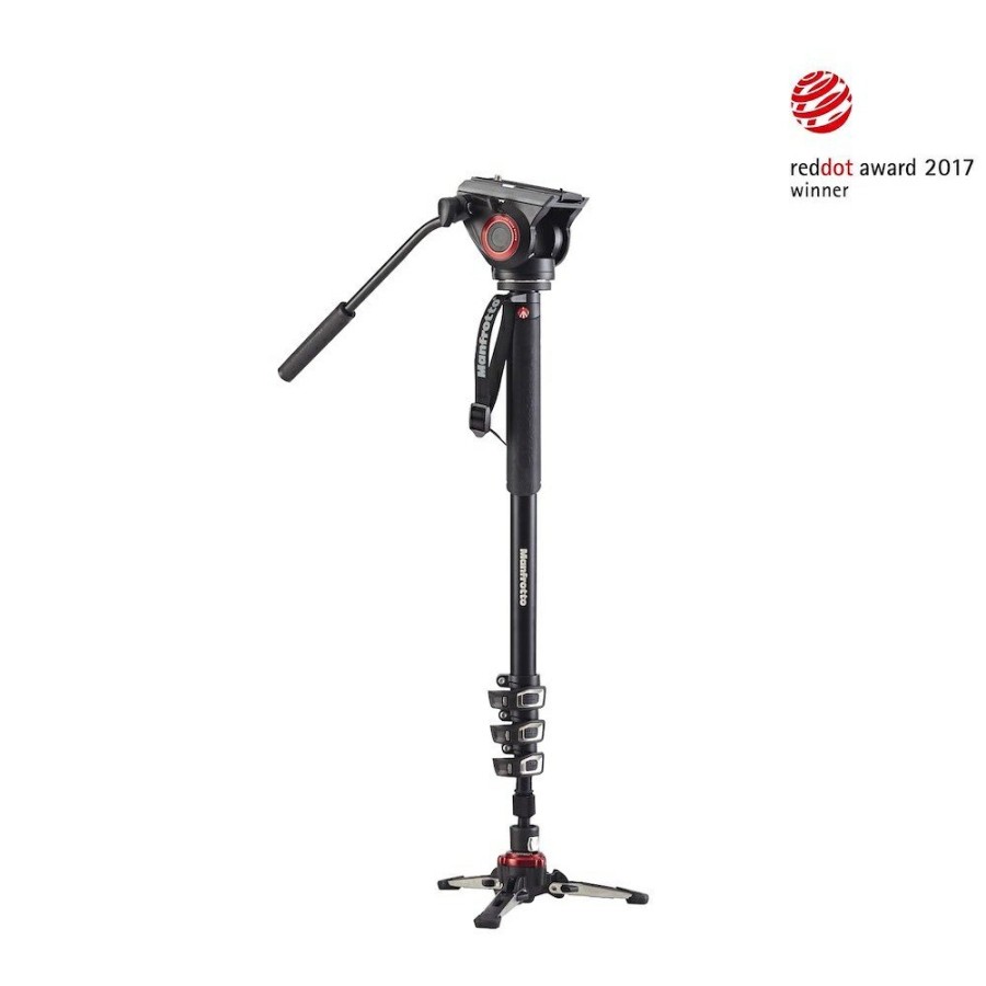 CAMERA Manfrotto | Xpro 4 Section Video Monopod W Fluid Head & Fluidtech Base