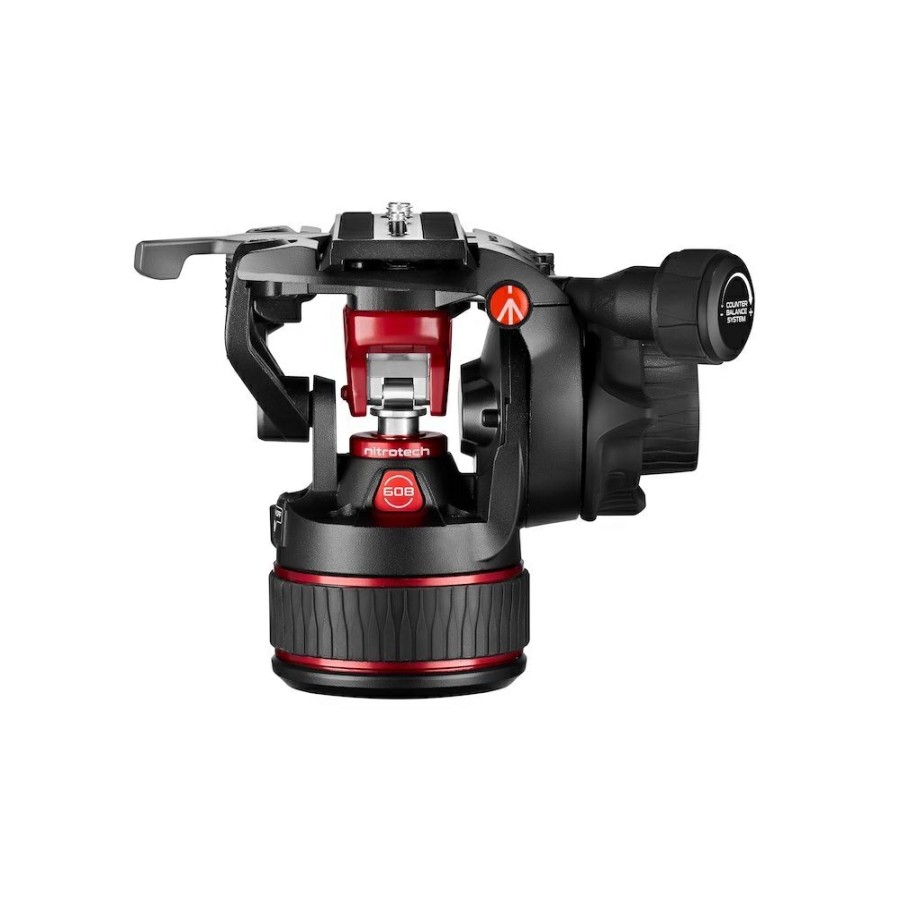 Video tripods Manfrotto | Nitrotech 608 Fluid Video Head With Continuous Cbs