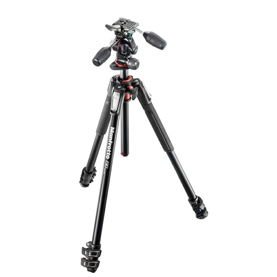 CAMERA Manfrotto | 190 Aluminium 3-Section Tripod With Head