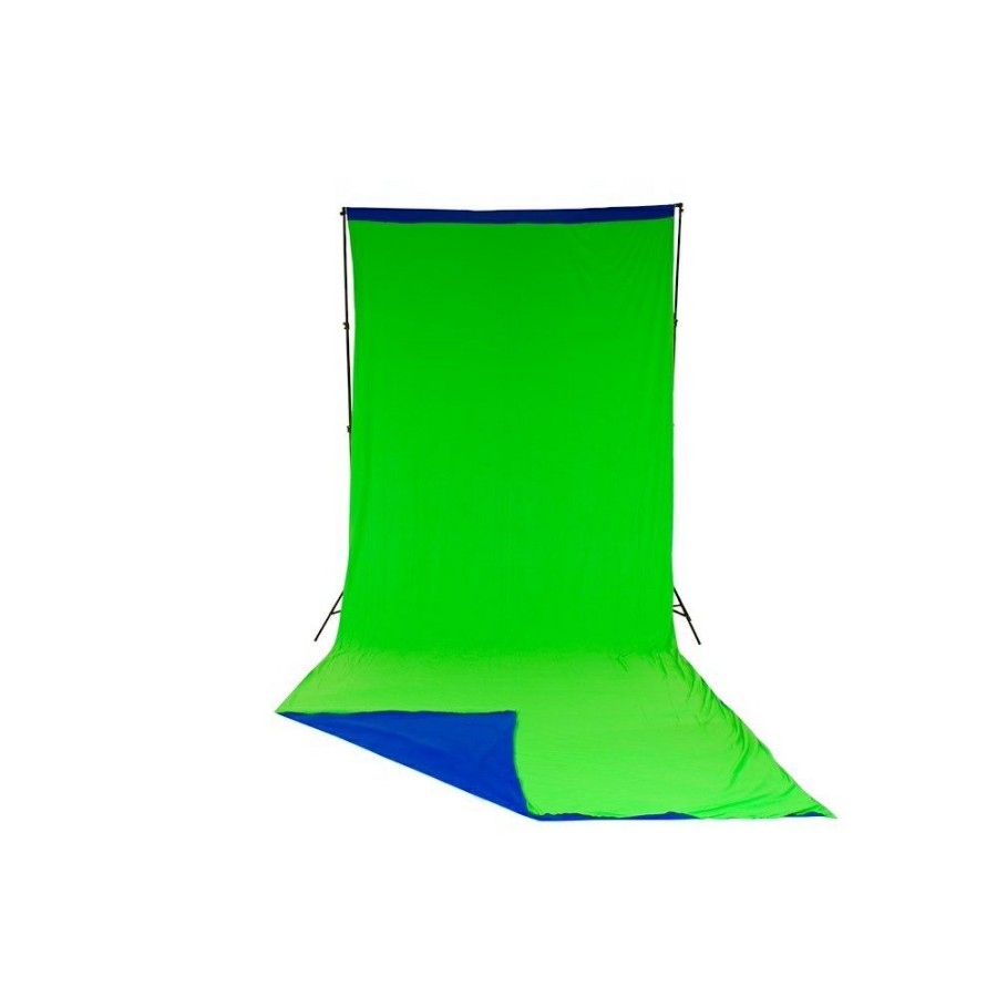 PHOTO & VIDEO BACKGROUNDS Manfrotto | Chromakey Curtain Reversible 3 X 7M Blue/Green