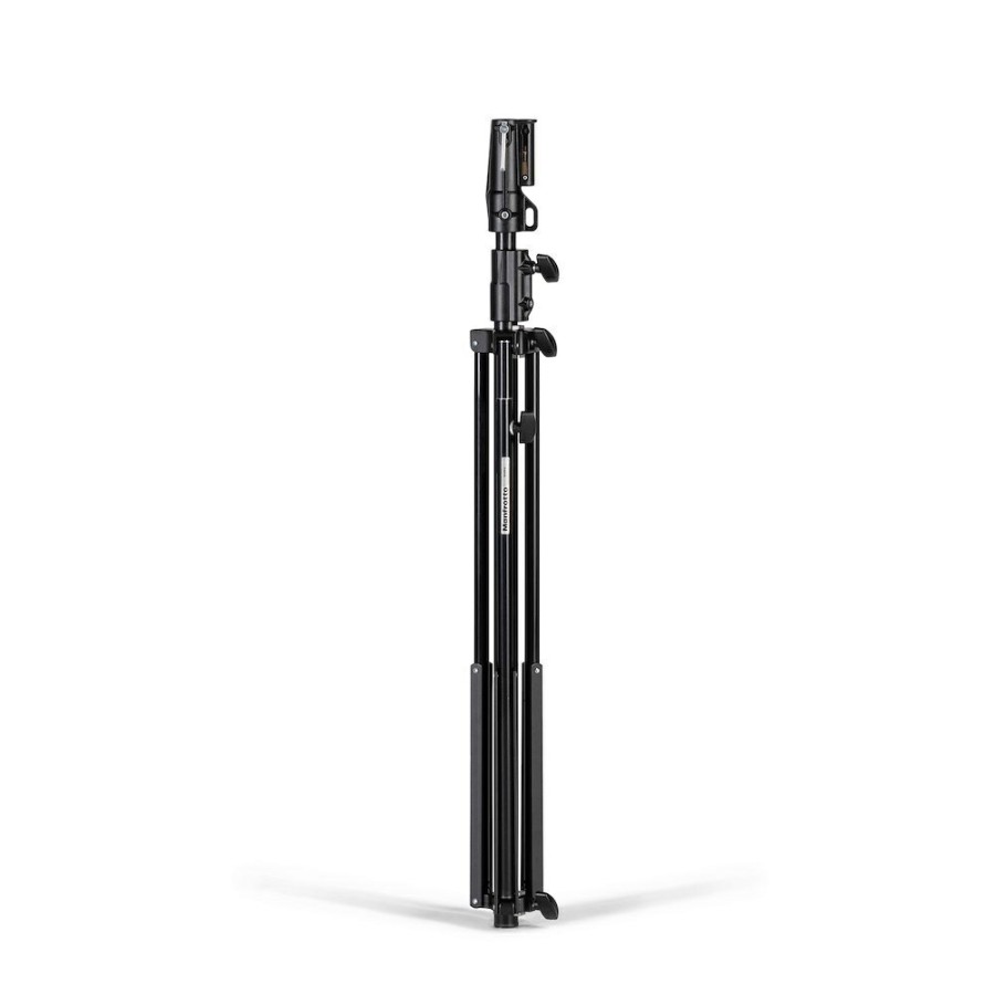 STANDS, ARMS AND CLAMPS Manfrotto | Black Aluminium 2-Section Stand