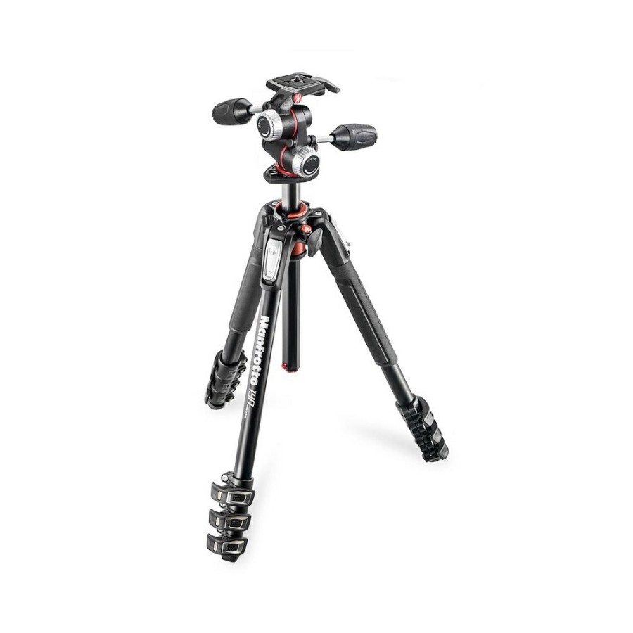 CAMERA Manfrotto | 190 Aluminium 4-Section Tripod With Head