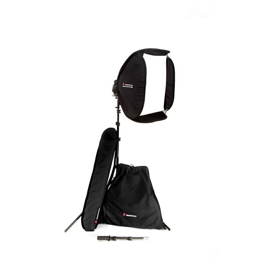 LIGHTING CONTROL SOLUTIONS Manfrotto | Ezybox Hotshoe Kit 38X38Cm + Stand/Tilthead & 2400 Handle