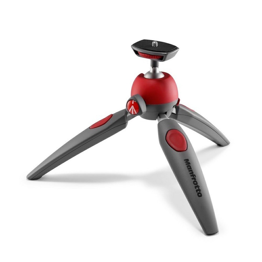 SMARTPHONES, ACTION CAMERAS & DRONES Manfrotto | Pixi Evo 2-Section Mini Tripod, Red, Light And Compact