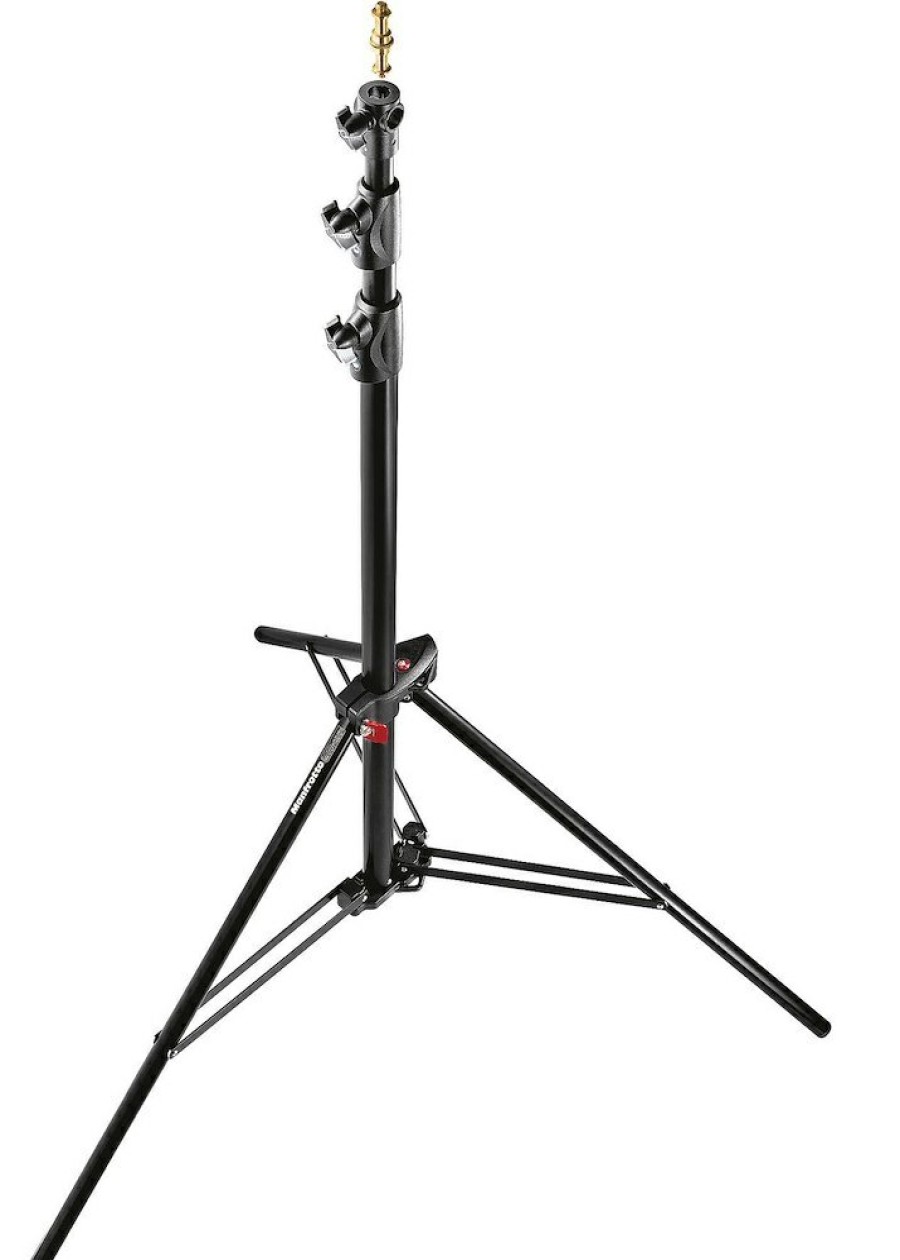 PHOTOGRAPHIC STYLE Manfrotto | Ranker Lighting Stand, Aluminium, Air Cushioned, Black