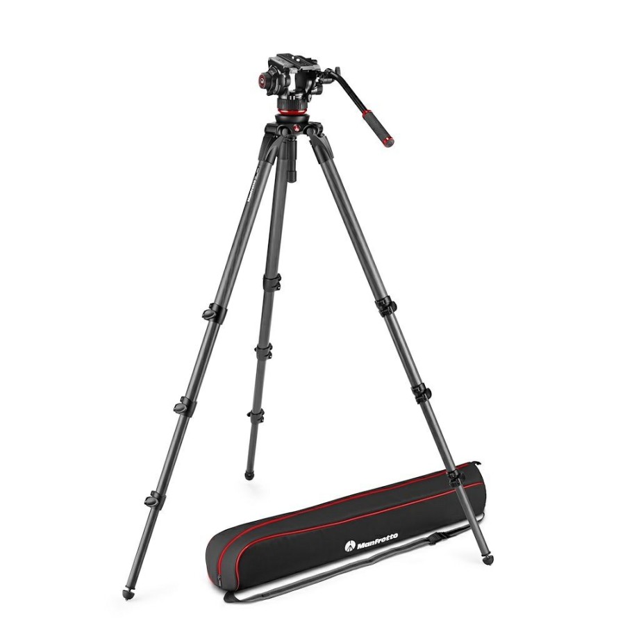 Video tripods Manfrotto | 504X Fluid Video Head With 536 Cf Single Leg Tripod