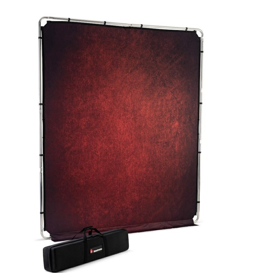 PHOTO & VIDEO BACKGROUNDS Manfrotto | Ezyframe Vintage Background 2 X 2.3M Crimson