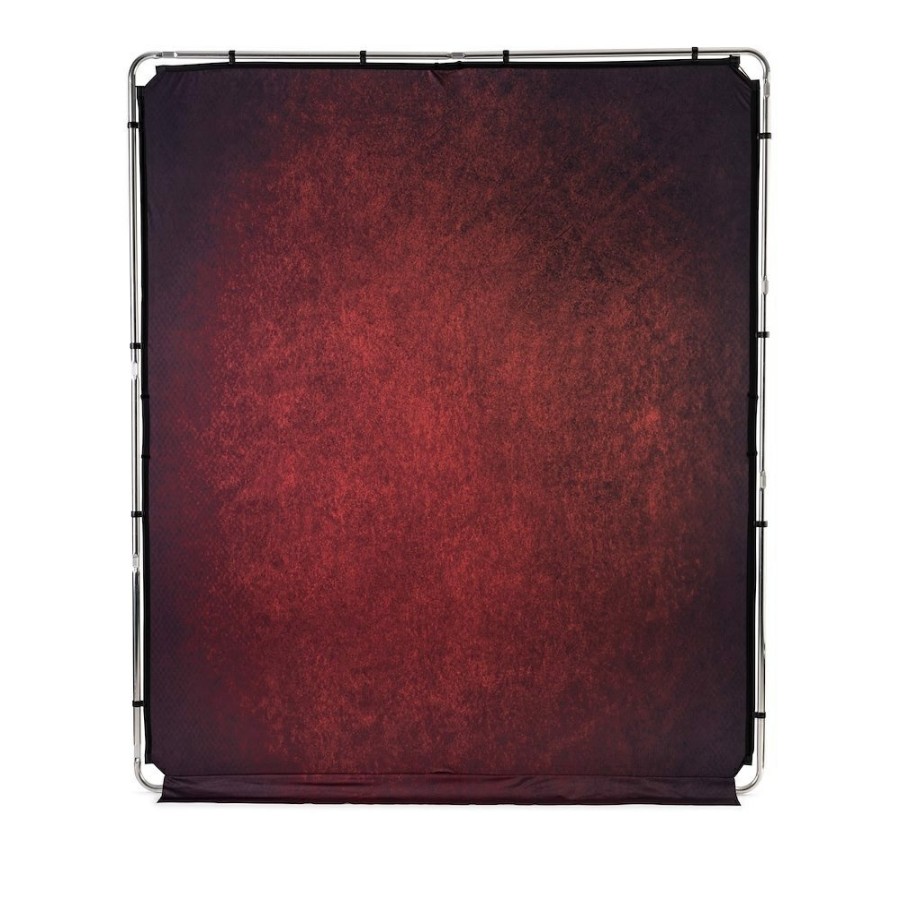 PHOTO & VIDEO BACKGROUNDS Manfrotto | Ezyframe Vintage Background 2 X 2.3M Crimson