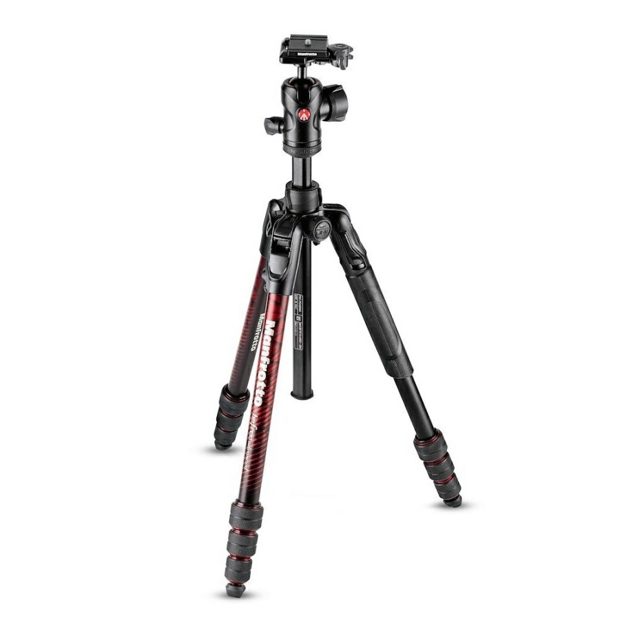 Tripods Manfrotto | Befree Advanced Aluminum Travel Tripod Twist Red, Ball Head