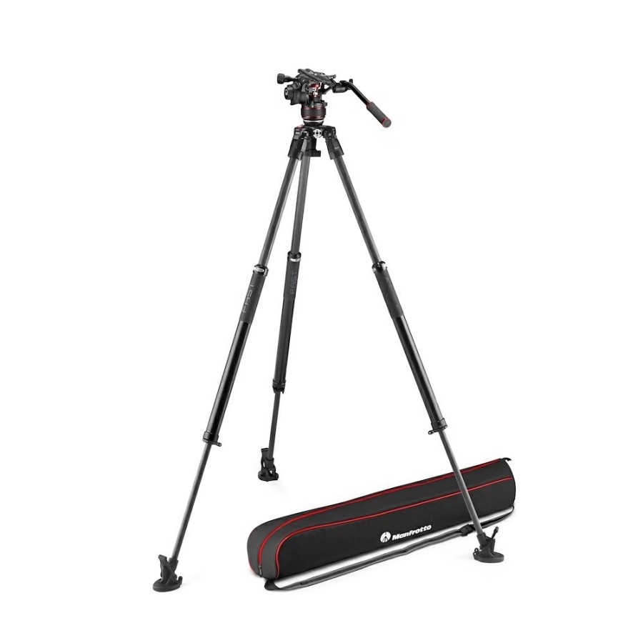 Video tripods Manfrotto | Nitrotech 612 Series With 635 Fast Single Leg Carbon Tripod