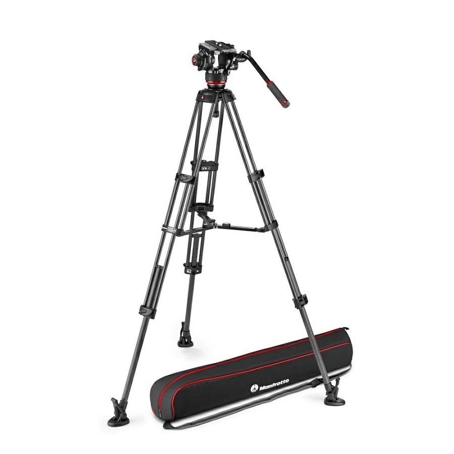 Video tripods Manfrotto | 504X Fluid Video Head With Cf Twin Leg Tripod Ms