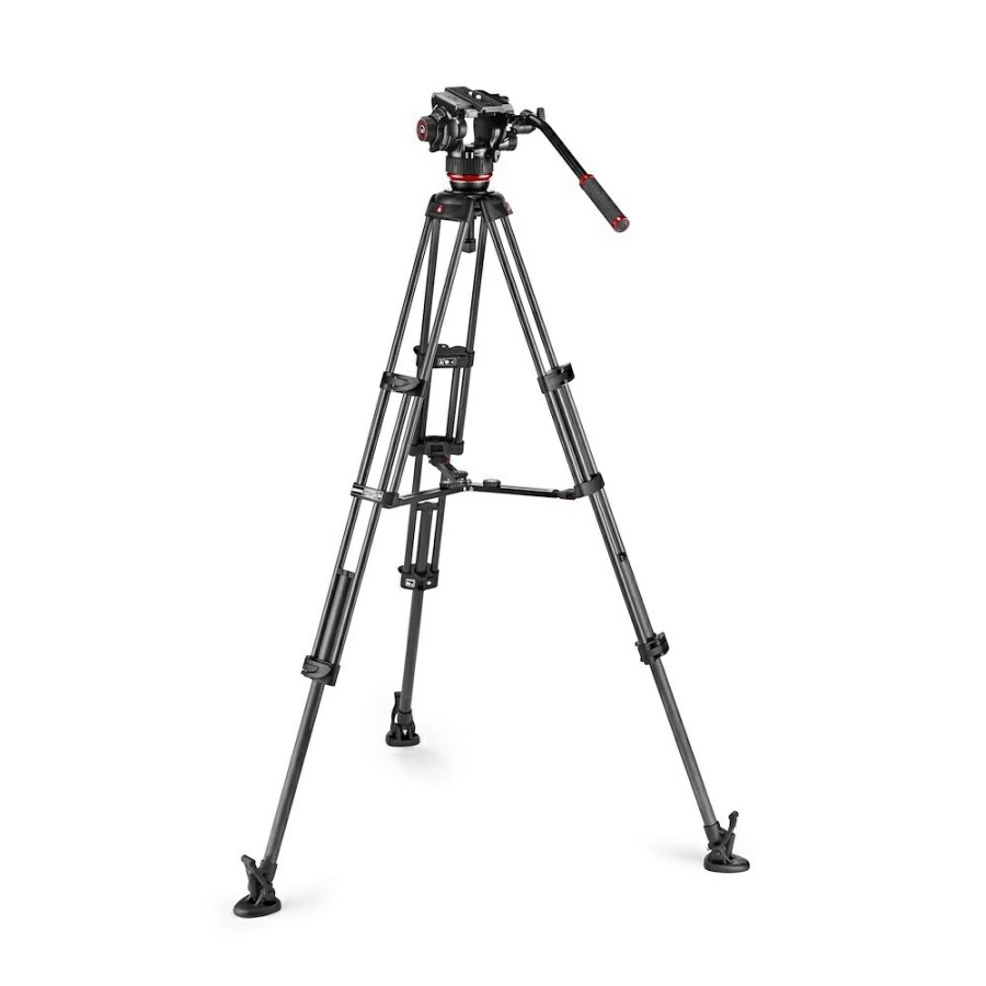 Video tripods Manfrotto | 504X Fluid Video Head With Cf Twin Leg Tripod Ms