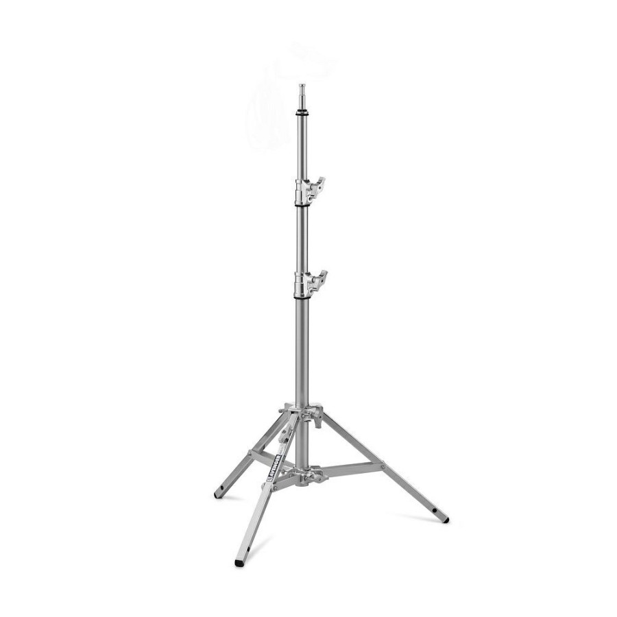 STANDS, ARMS AND CLAMPS Manfrotto | Avenger Baby Stand 17 Steel Base Alu Risers Sil 170 Cm/35 In