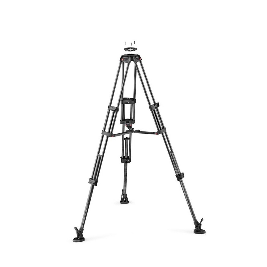 Video tripods Manfrotto | Cf Twin Leg With Middle Spreader Video Tripod 100/75Mm Bowl