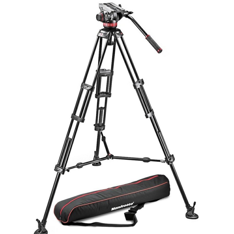 CAMERA Manfrotto | Tripod With Fluid Video Head, Aluminium With Sliding Plate