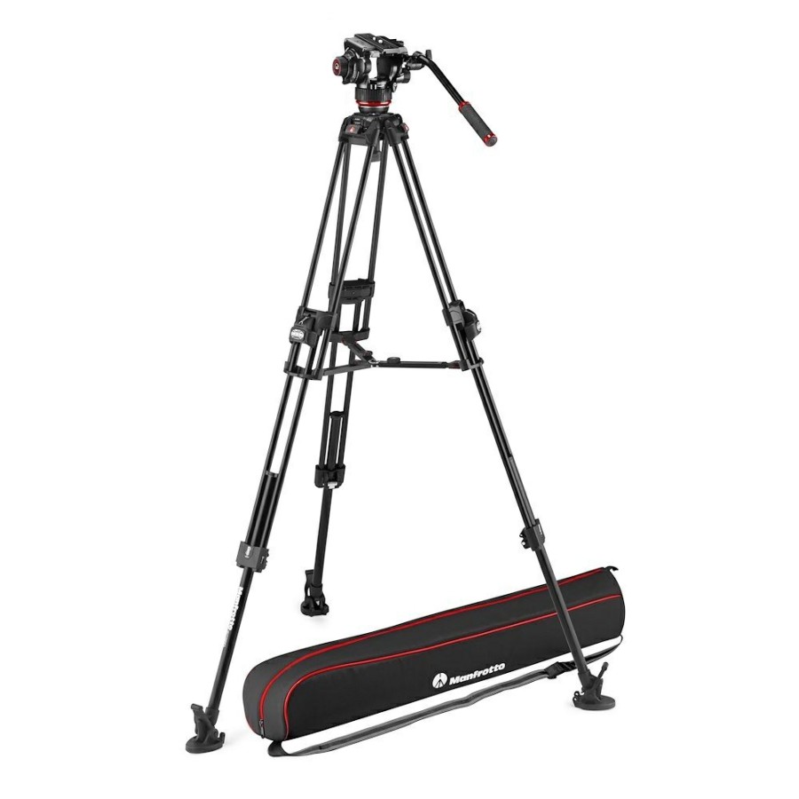 Video tripods Manfrotto | 504X Fluid Video Head With 645 Fast Twin Alu Tripod