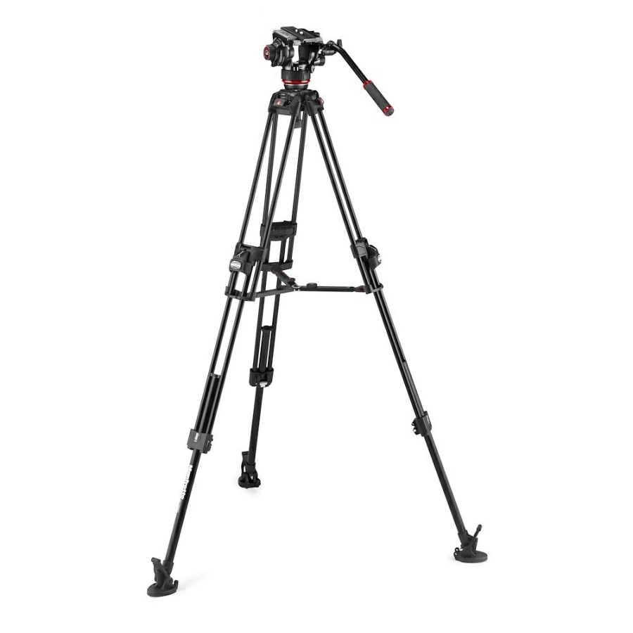 Video tripods Manfrotto | 504X Fluid Video Head With 645 Fast Twin Alu Tripod