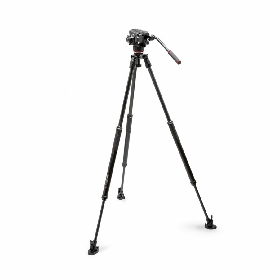 Video tripods Manfrotto | 504X Fluid Video Head With 635 Fast Single Carbon Leg