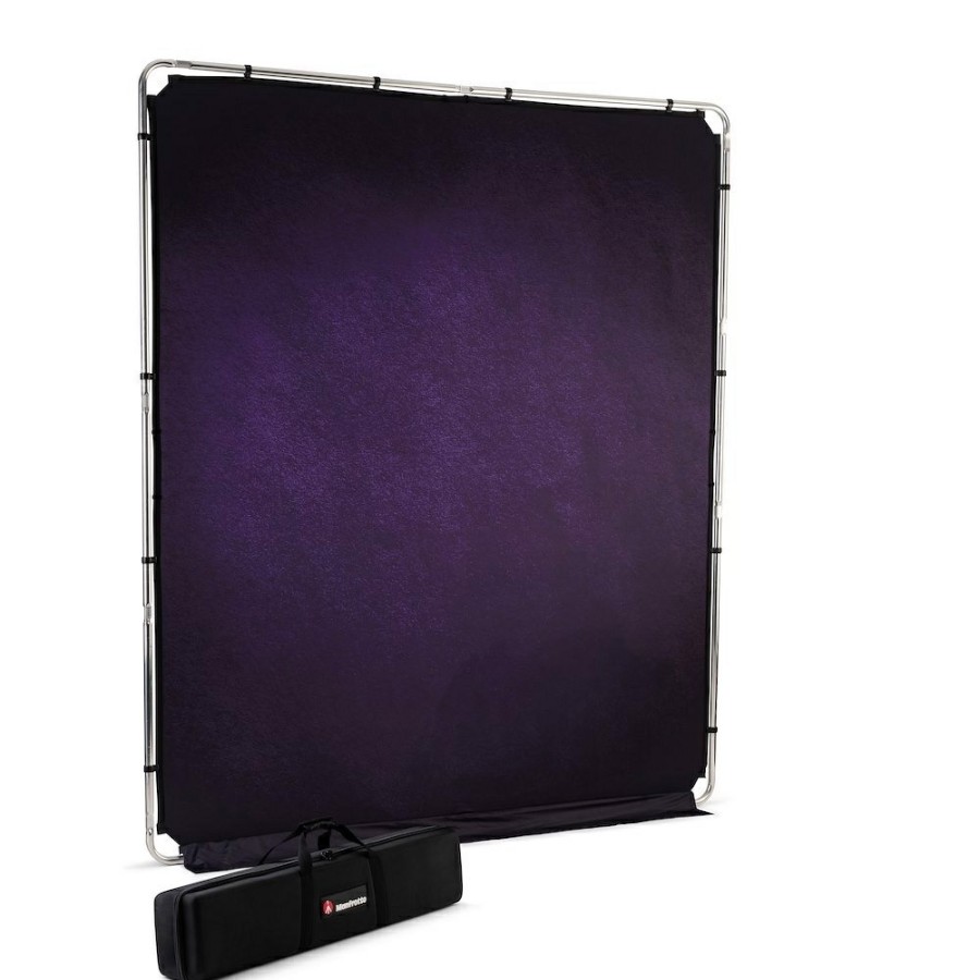 PHOTO & VIDEO BACKGROUNDS Manfrotto | Ezyframe Vintage Background 2 X 2.3M Aubergine