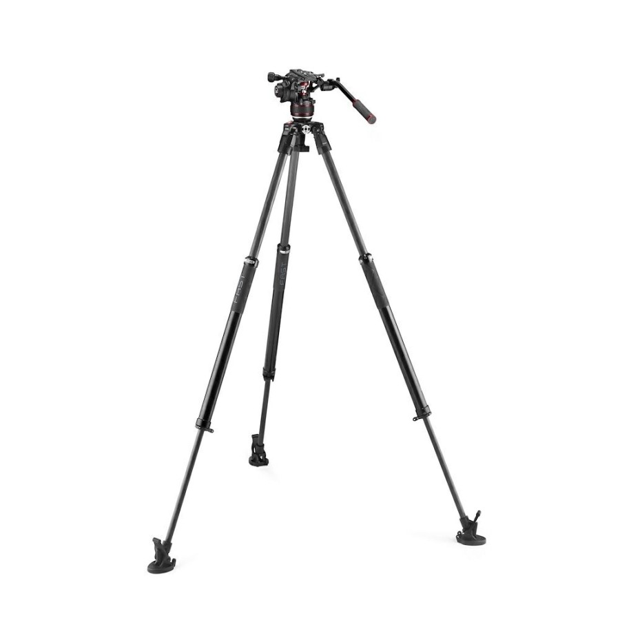 Video tripods Manfrotto | Nitrotech 608 Series With 635 Fast Single Leg Carbon Tripod